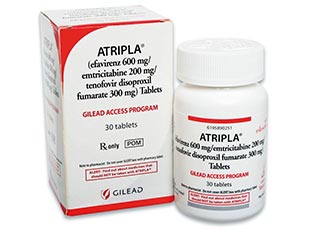 Атрипла, Atripla, эфавиренц / эмтрицитабин / тенофовир